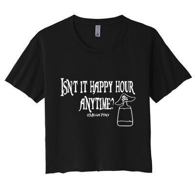 Isn't It Happy Hour Anytime Mega Pint Crop Top