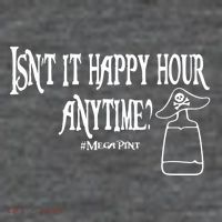 Isn't It Happy Hour Anytime Mega Pint Baby Bodysuit