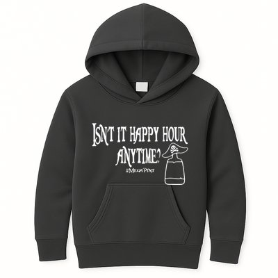 Isn't It Happy Hour Anytime Mega Pint Kids Hoodie