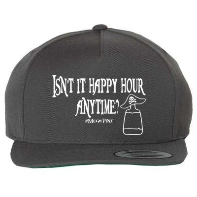 Isn't It Happy Hour Anytime Mega Pint Wool Snapback Cap