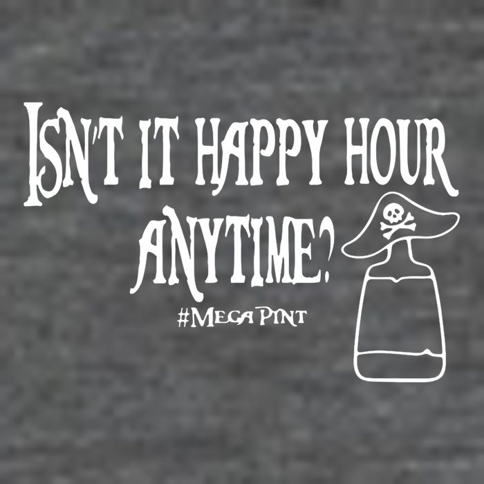 Isn't It Happy Hour Anytime Mega Pint Wool Snapback Cap