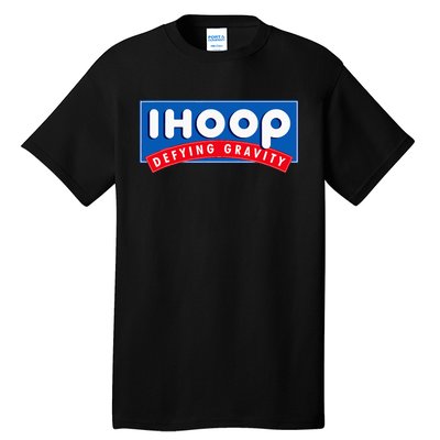 Ihoop I Hoop Defying Gravity Basketball Tall T-Shirt