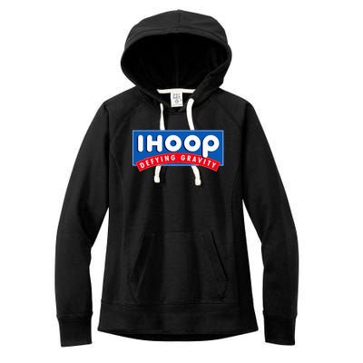 Ihoop I Hoop Defying Gravity Basketball Women's Fleece Hoodie