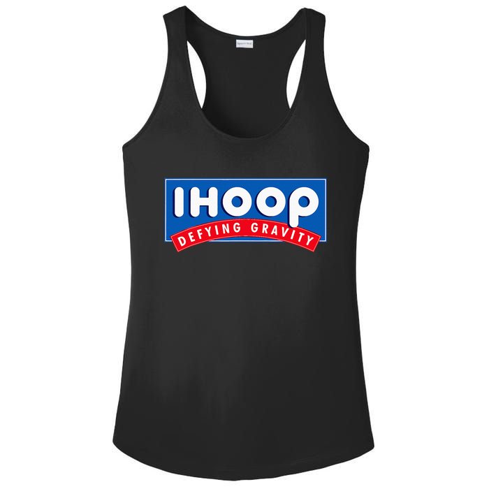 Ihoop I Hoop Defying Gravity Basketball Ladies PosiCharge Competitor Racerback Tank