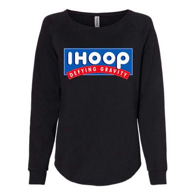 Ihoop I Hoop Defying Gravity Basketball Womens California Wash Sweatshirt