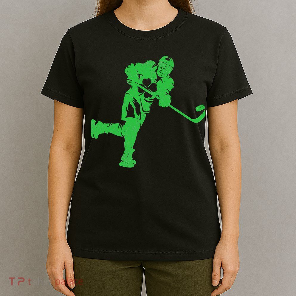 Irish Ice Hockey St Patricks Day T-Shirt