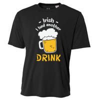 Irish I Had Another Drink Funny Beer Drinking St Patricks Day Cooling Performance Crew T-Shirt