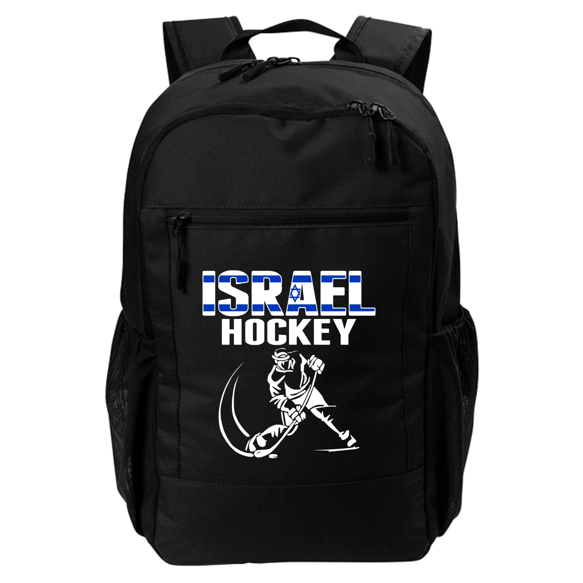 Israel Ice Hockey Fans Jersey Support Israeli Hockey Team Gift Backpack