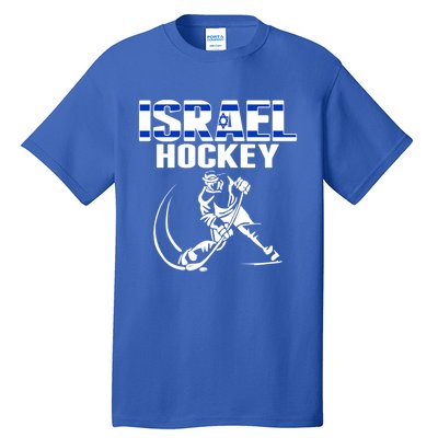 Israel Ice Hockey Fans Jersey Support Israeli Hockey Team Gift Tall T-Shirt