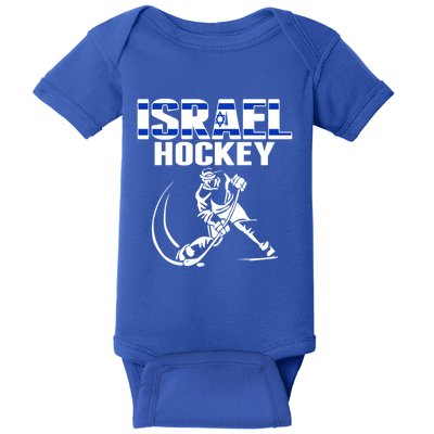 Israel Ice Hockey Fans Jersey Support Israeli Hockey Team Gift Baby Bodysuit