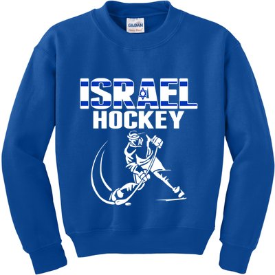 Israel Ice Hockey Fans Jersey Support Israeli Hockey Team Gift Kids Sweatshirt