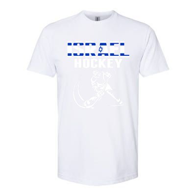 Israel Ice Hockey Fans Jersey Support Israeli Hockey Team Gift Softstyle CVC T-Shirt