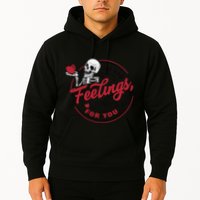If I Had Feelings Theyd Be For You Skeleton Valentines Day Hoodie