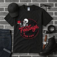 If I Had Feelings Theyd Be For You Skeleton Valentines Day Tall T-Shirt