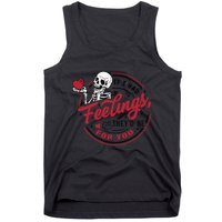 If I Had Feelings Theyd Be For You Skeleton Valentines Day Tank Top