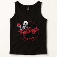If I Had Feelings Theyd Be For You Skeleton Valentines Day Tank Top