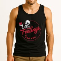 If I Had Feelings Theyd Be For You Skeleton Valentines Day Tank Top