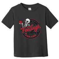 If I Had Feelings Theyd Be For You Skeleton Valentines Day Toddler T-Shirt