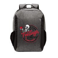 If I Had Feelings Theyd Be For You Skeleton Valentines Day Vector Backpack