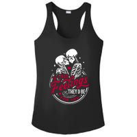 If I Had Feelings TheyD Be For You Skeleton Valentines Day Ladies PosiCharge Competitor Racerback Tank