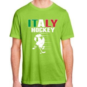 Italy Ice Hockey Fans Jersey Support Italian Hockey Team Great Gift Adult ChromaSoft Performance T-Shirt