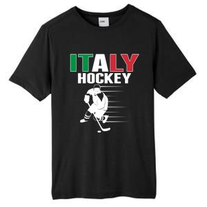 Italy Ice Hockey Fans Jersey Support Italian Hockey Team Great Gift Tall Fusion ChromaSoft Performance T-Shirt