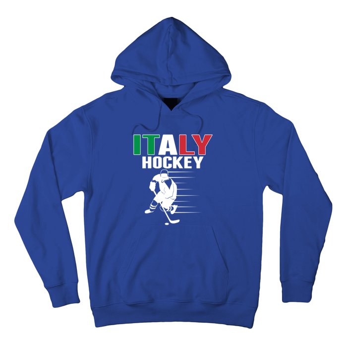 Italy Ice Hockey Fans Jersey Support Italian Hockey Team Great Gift Hoodie