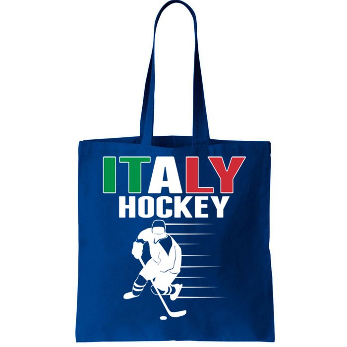 Italy Ice Hockey Fans Jersey Support Italian Hockey Team Great Gift Tote Bag