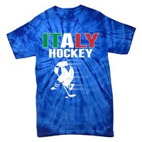 Italy Ice Hockey Fans Jersey Support Italian Hockey Team Great Gift Tie-Dye T-Shirt