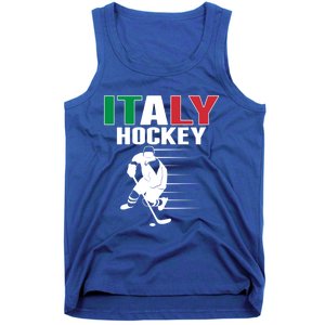 Italy Ice Hockey Fans Jersey Support Italian Hockey Team Great Gift Tank Top