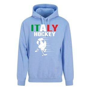 Italy Ice Hockey Fans Jersey Support Italian Hockey Team Great Gift Unisex Surf Hoodie