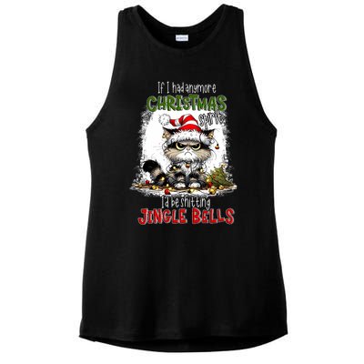 If I Had Anymore Christmas Spirit ID Be Shitting Jingle Ladies PosiCharge Tri-Blend Wicking Tank