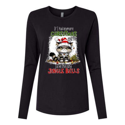 If I Had Anymore Christmas Spirit ID Be Shitting Jingle Womens Cotton Relaxed Long Sleeve T-Shirt