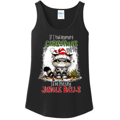 If I Had Anymore Christmas Spirit ID Be Shitting Jingle Ladies Essential Tank