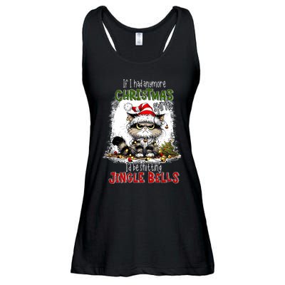 If I Had Anymore Christmas Spirit ID Be Shitting Jingle Ladies Essential Flowy Tank