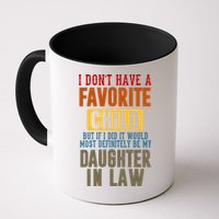 If I Had A Favorite Child It Would Most Definitely Be My Daughter In Law Mug