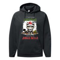 If I Had Anymore Christmas Spirit ID Be Shitting Jingle Performance Fleece Hoodie