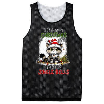 If I Had Anymore Christmas Spirit ID Be Shitting Jingle Mesh Reversible Basketball Jersey Tank