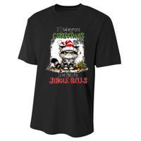 If I Had Anymore Christmas Spirit ID Be Shitting Jingle Performance Sprint T-Shirt