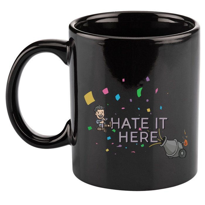 Imonfarris I Hate It Here 11oz C Handle Ceramic Mug