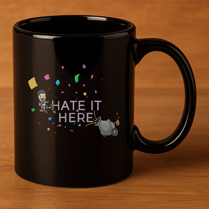 Imonfarris I Hate It Here 11oz C Handle Ceramic Mug
