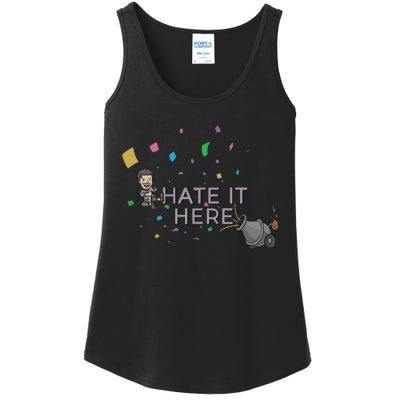 Imonfarris I Hate It Here Ladies Essential Tank