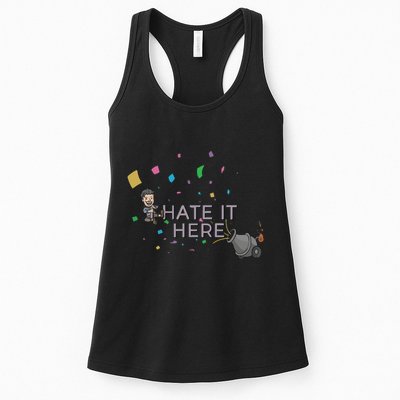 Imonfarris I Hate It Here Womens Tank Top