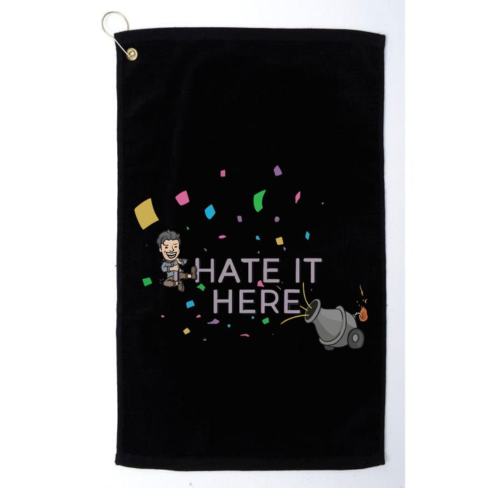 Imonfarris I Hate It Here Golf Towel
