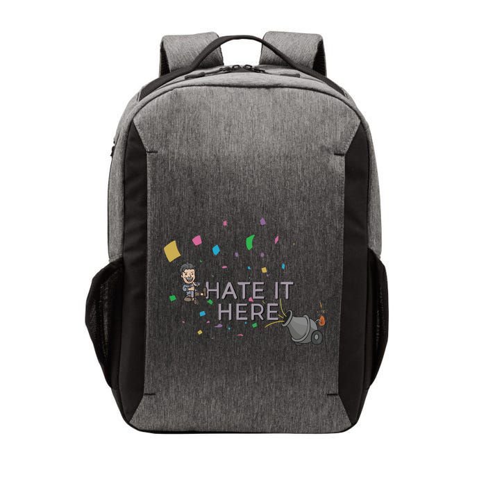 Imonfarris I Hate It Here Vector Backpack