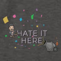Imonfarris I Hate It Here Vector Backpack