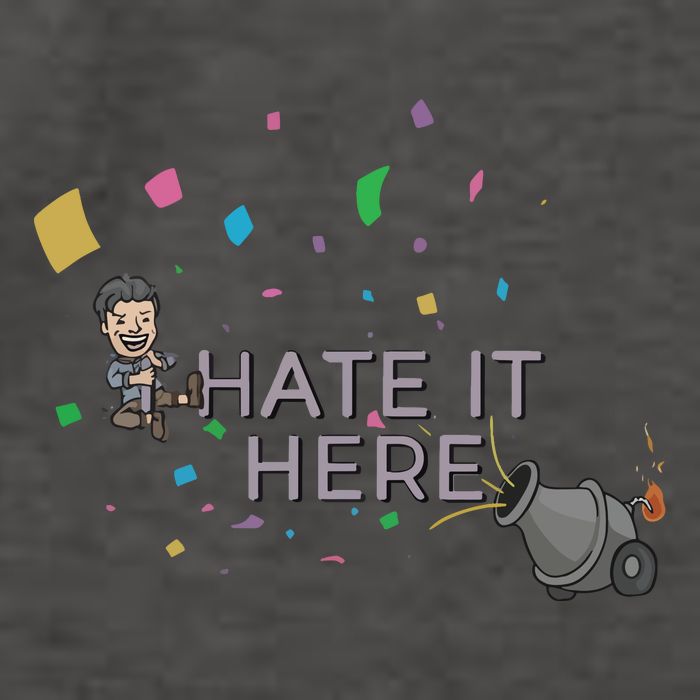 Imonfarris I Hate It Here Vector Backpack