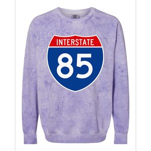 I85 Interstate Highway Shield Sign A2 Funny Colorblast Crewneck Sweatshirt