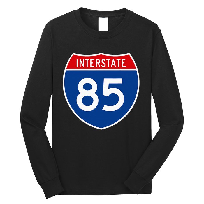 I85 Interstate Highway Shield Sign A2 Funny Long Sleeve Shirt