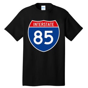 I85 Interstate Highway Shield Sign A2 Funny Tall T-Shirt